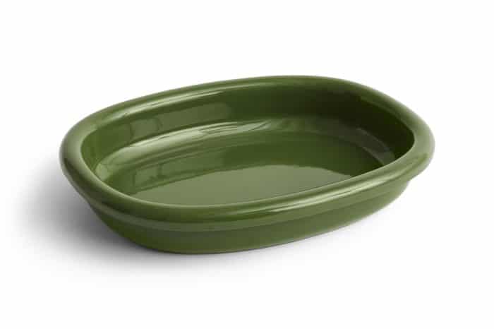 HAY Barro Oval Dish Large Green