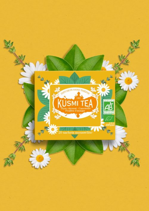 Kusmi Tea thyme-Camomile-Orange Bio zakjes