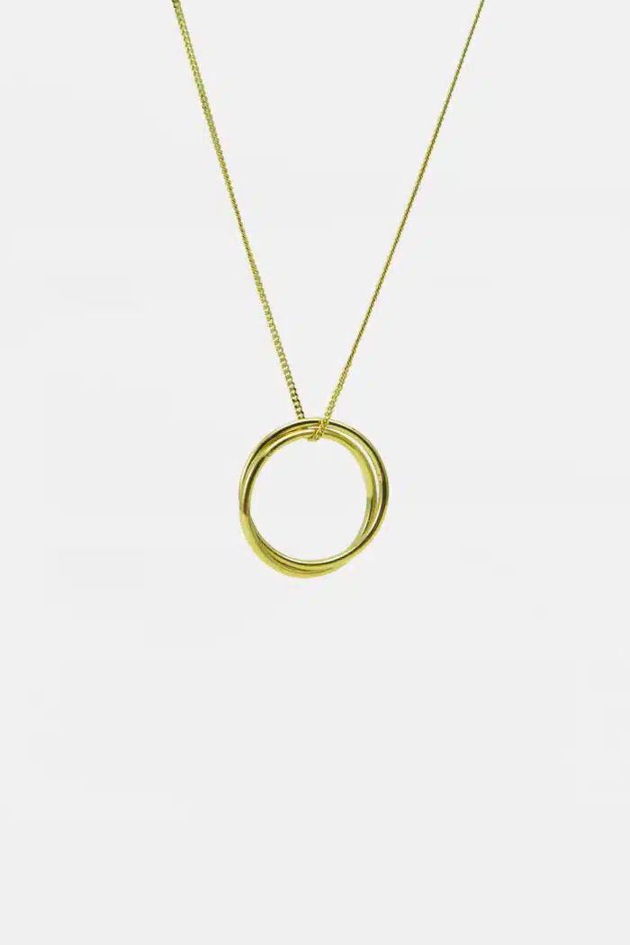 Ketting Two Circles Goud