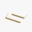 OorbellenStripe Bubbles Large verguld