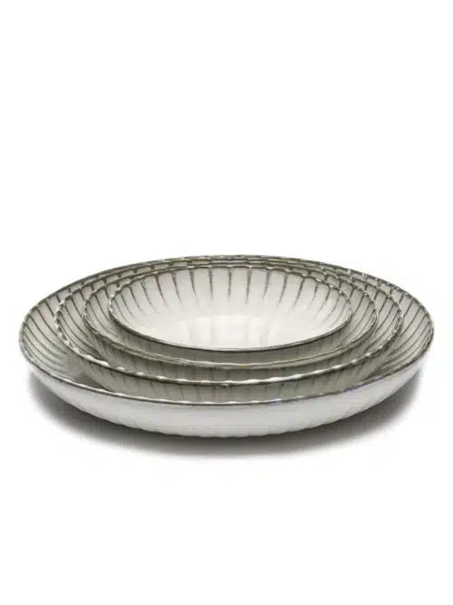 Inku Serving Bowl 32cm Wit