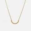 Ketting Half Round Bubbles verguld