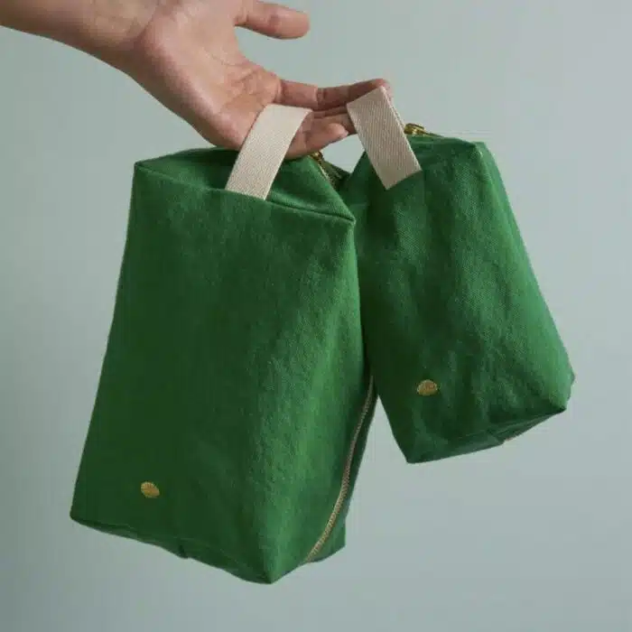 Pouch Cube small Gazon