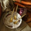 Theelepel Stella Feather set/4 brass