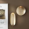 Wall Light candleholder Gold