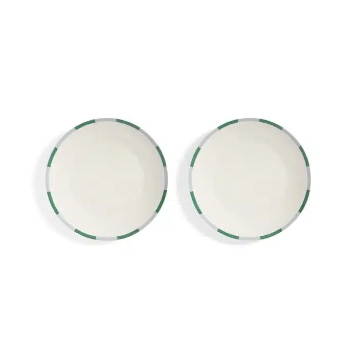 Diner Bord Bliss Green 27cm set/2