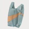 Shopping Bag M Grey & Camel