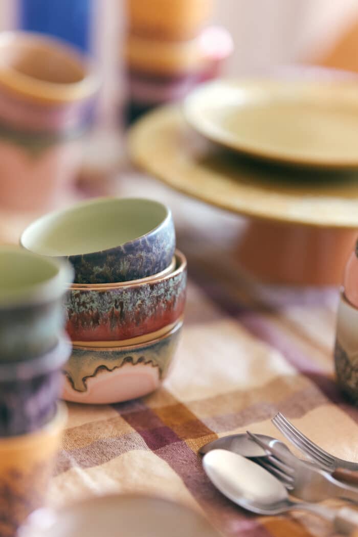70's Ceramic Bowls set/4