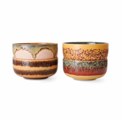 70's Ceramic Bowls set/4