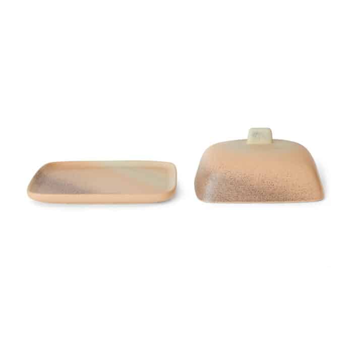 70's ceramic Butterdish Seabreeze