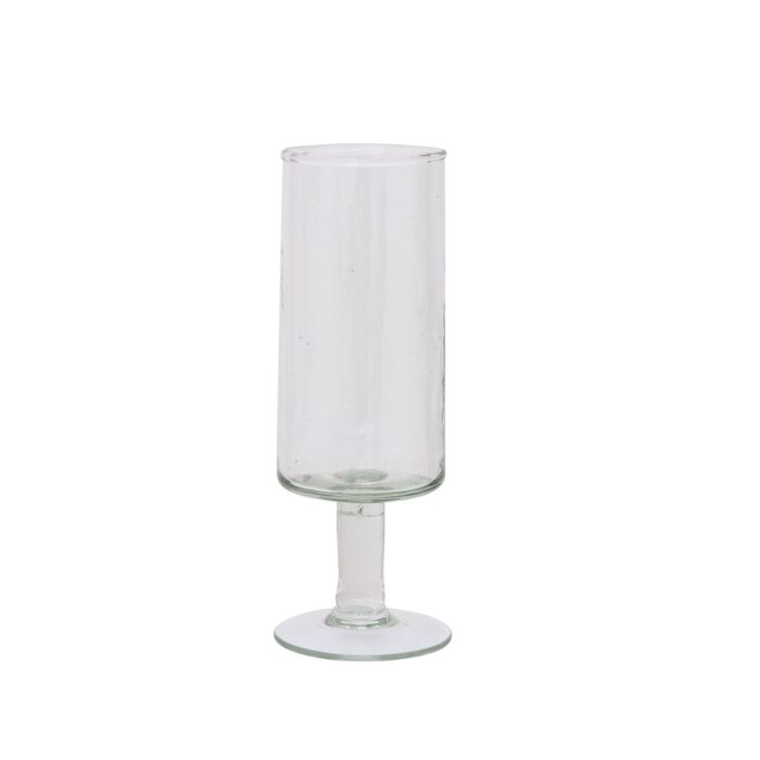 Champagneglas Hammered Transparant