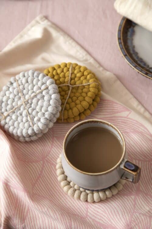 Coaster Vilt Small set/2 oker