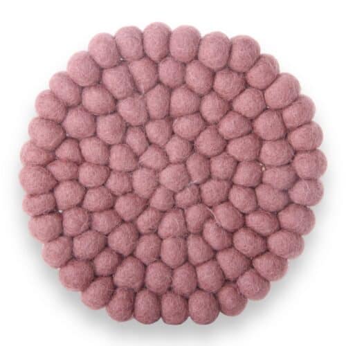 Coaster Vilt Small set/2 roze