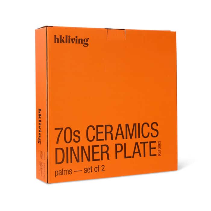 Dinerbord Palms 70's ceramic set/2