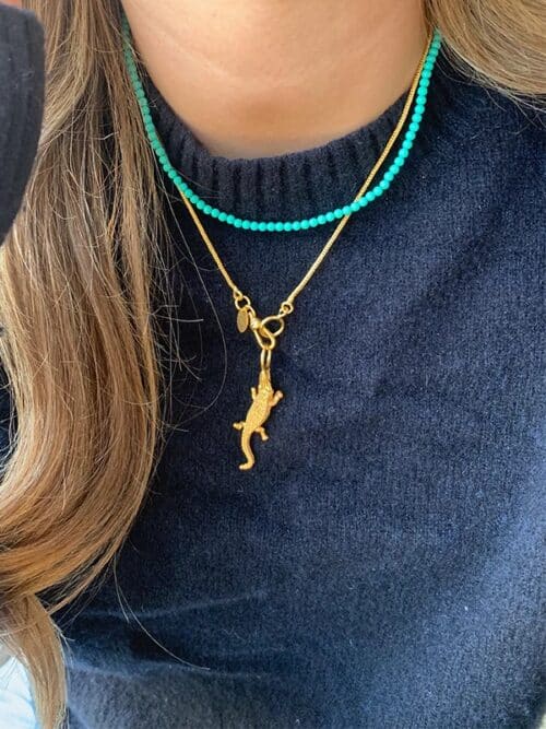 Ketting rond Turquoise