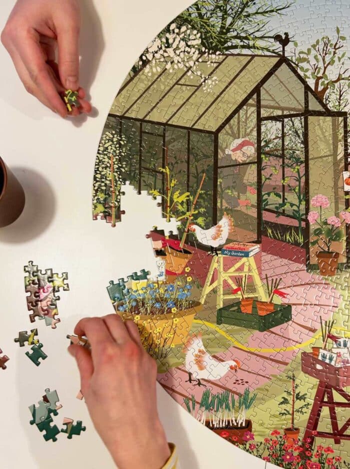 Puzzel Spring Feeling rond 1000st