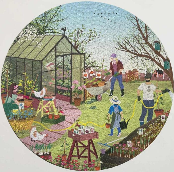 Puzzel Spring Feeling rond 1000st