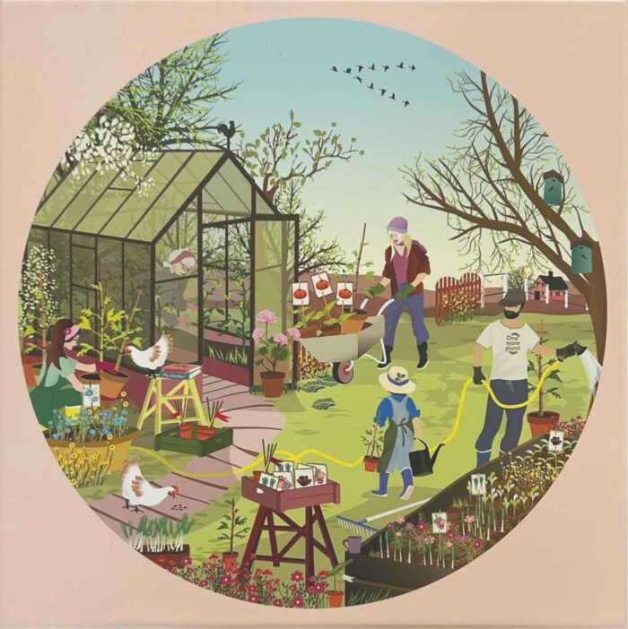 Puzzel Spring Feeling rond 1000st