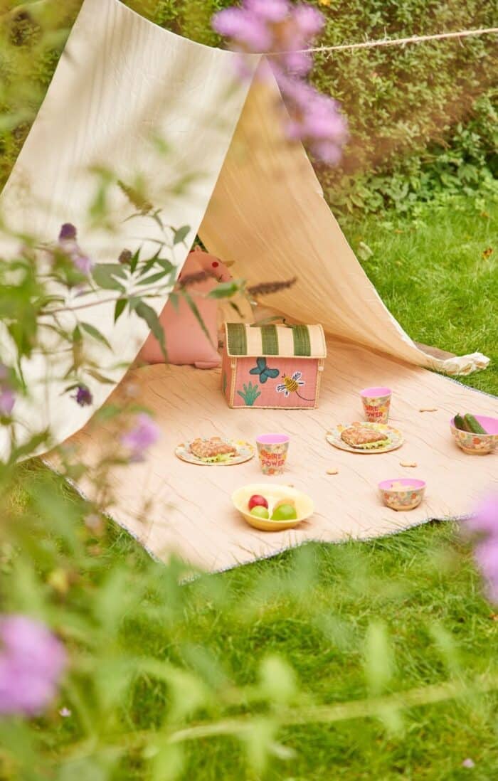 Rice melamine beker Flower Power