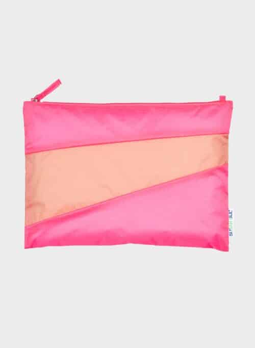 The New Pouch Large Flu0Pink&Try