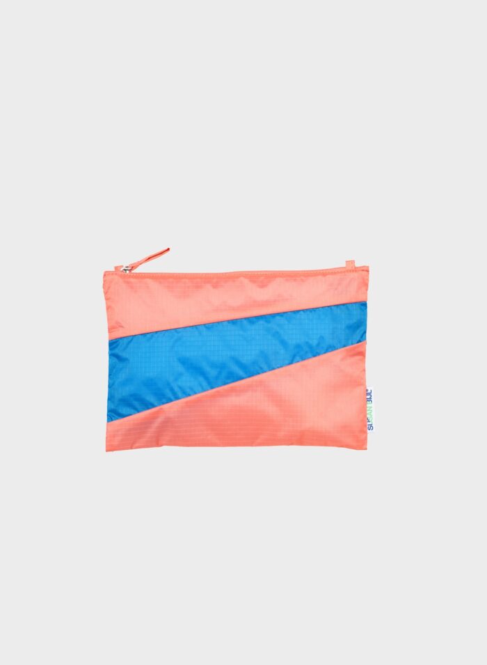 The New Pouch Medium Coral&Wave