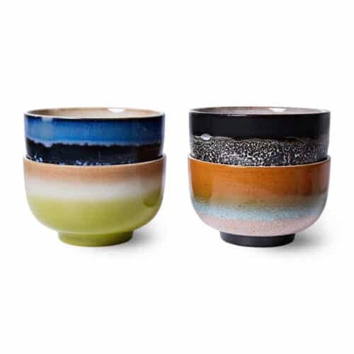 70's Noodle Bowls Groovy set/4