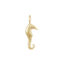 Bedel goldplated Zeepaardje