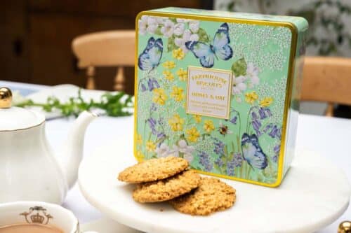 Blik English Garden Honing Haver koekjes