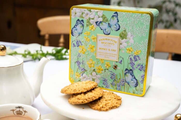 Blik English Garden Honing Haver koekjes