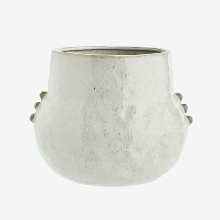Bloempot large wit