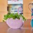 Bloempot Zwaan Pink