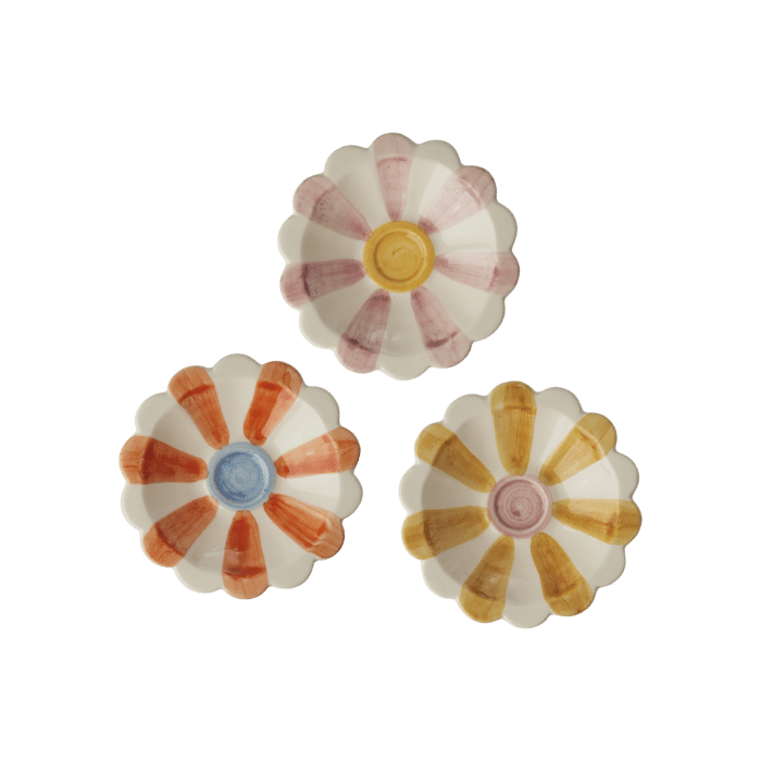 Dipping Bowl Bloem oranje