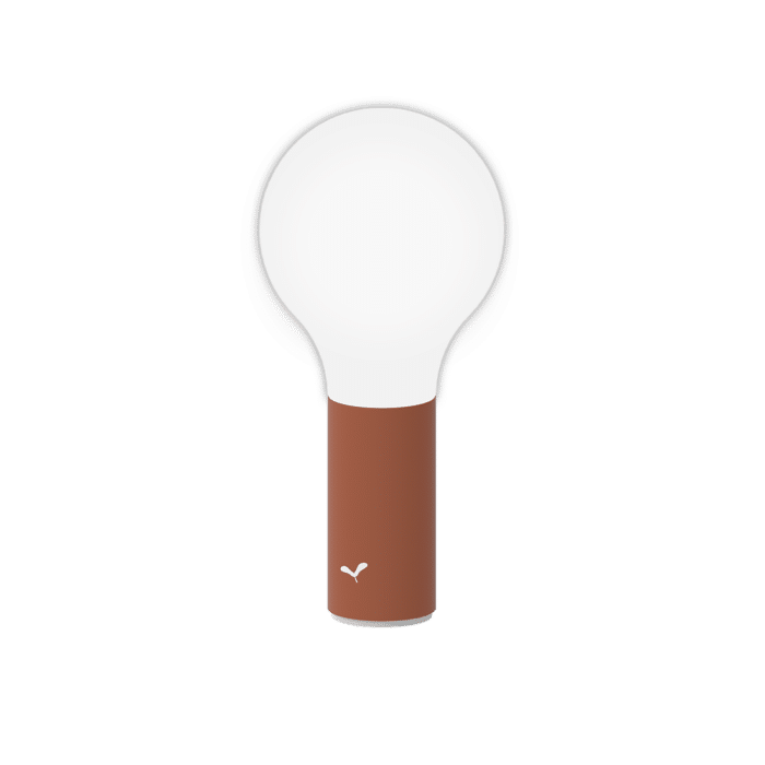 Fermob lamp Aplô red ochre
