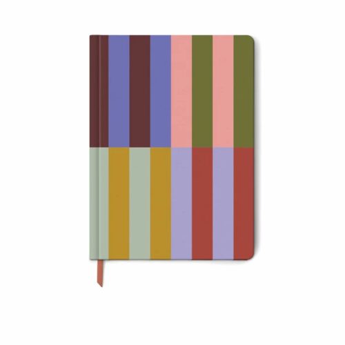 Jumbo soft touch journal Bold Stripe