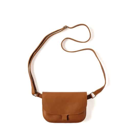 Leren Tas Little Fox Cognac Used