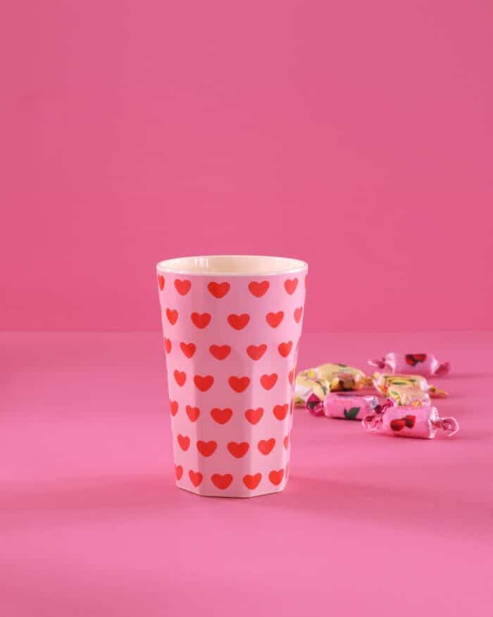 Melamine cup tall Sweet Hearts