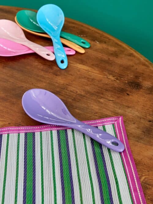 Melamine opscheplepel Paars