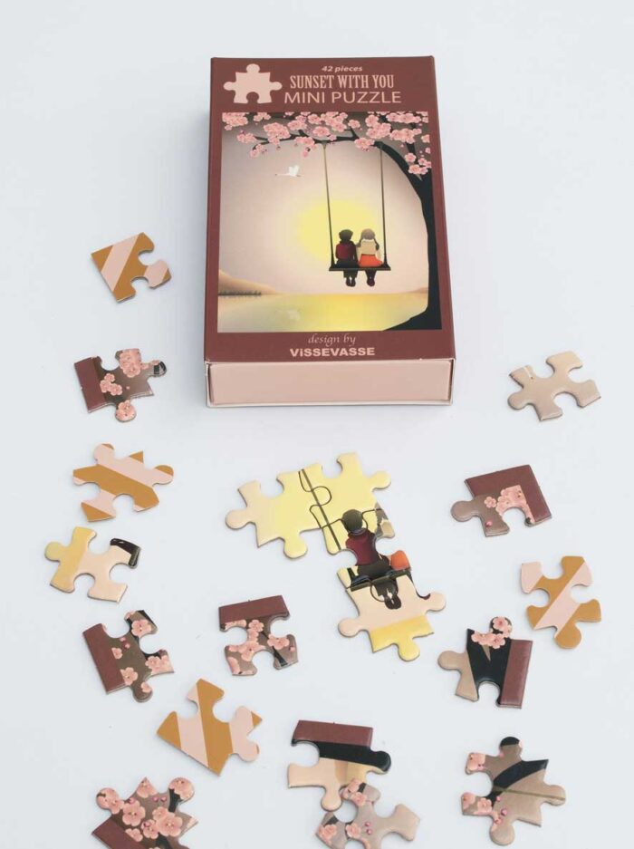 Mini Puzzel Sunset with you