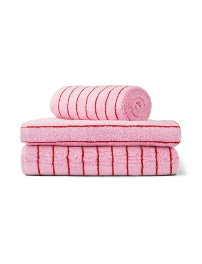 Naram Handdoek BabyPink&SkiPatrol