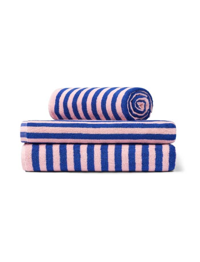 Naram Handdoek DazzlingBlue&Rose