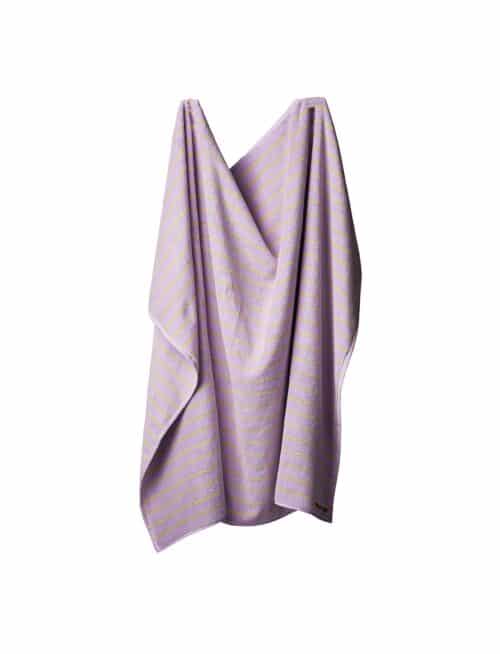 Naram Handdoek Lilac&NeonYellow