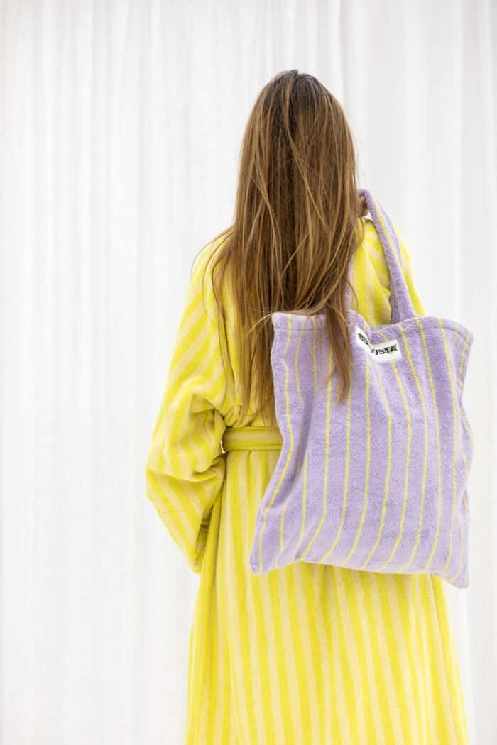 Naram Totebag Lilac&NeonYellow