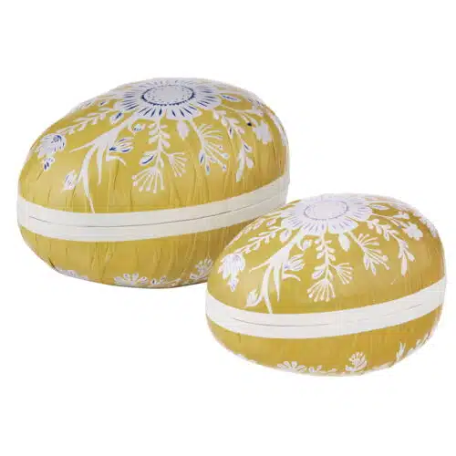 Paasei box set/2 geel