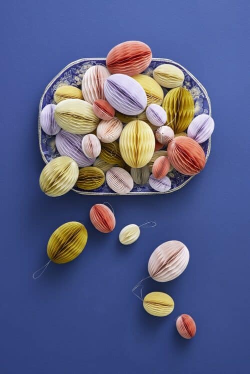 Paasei Honeycomb set/2 papier melon