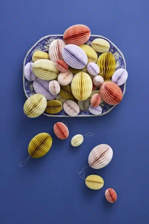 Paasei Honeycomb set/2 papier melon