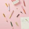 Pennenset Color Block Rosewood&Blush