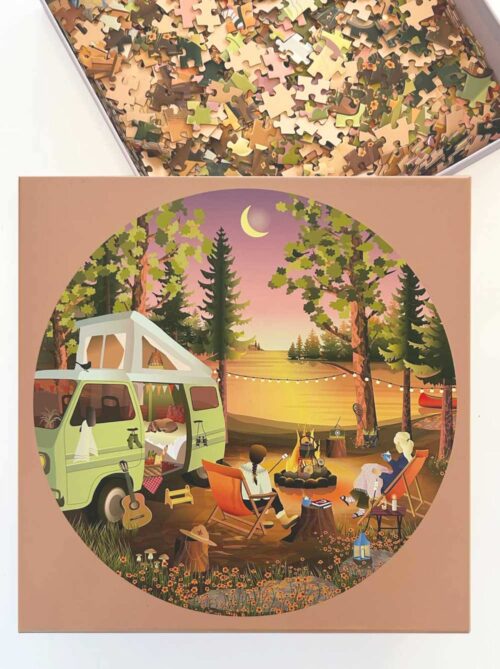Puzzel Van Life rond 1000st