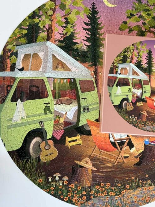 Puzzel Van Life rond 1000st