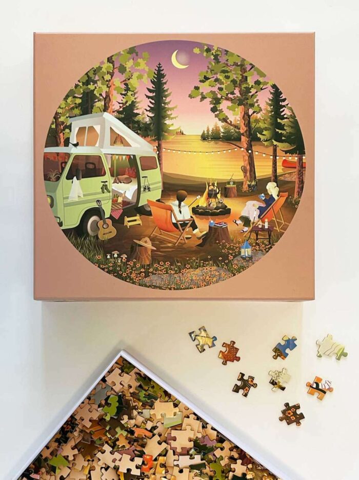 Puzzel Van Life rond 1000st