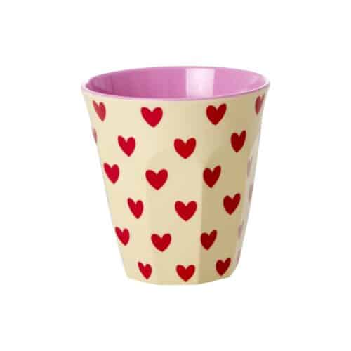 Rice melamine cup Sweet Hearts
